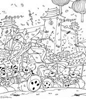 coloriage diddl nouveau chinois